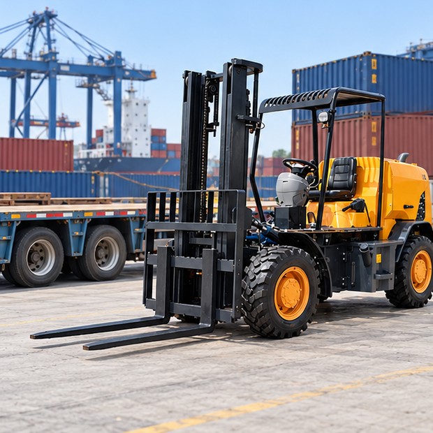 How to Ship a Rough Terrain Forklift: Confirm Transport Dimensions Before Dispatch - rough terrain forklift 3
