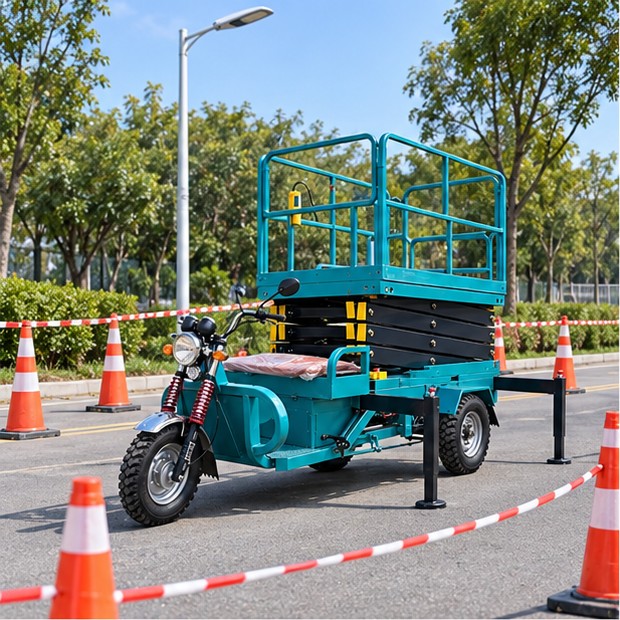 Can a Vehicle-Mounted Scissor Lift Drive on Public Roads? Buyer Checks Before Delivery - ZG-DDC4-12M vehicle-mounted three-wheel scissor lift 1