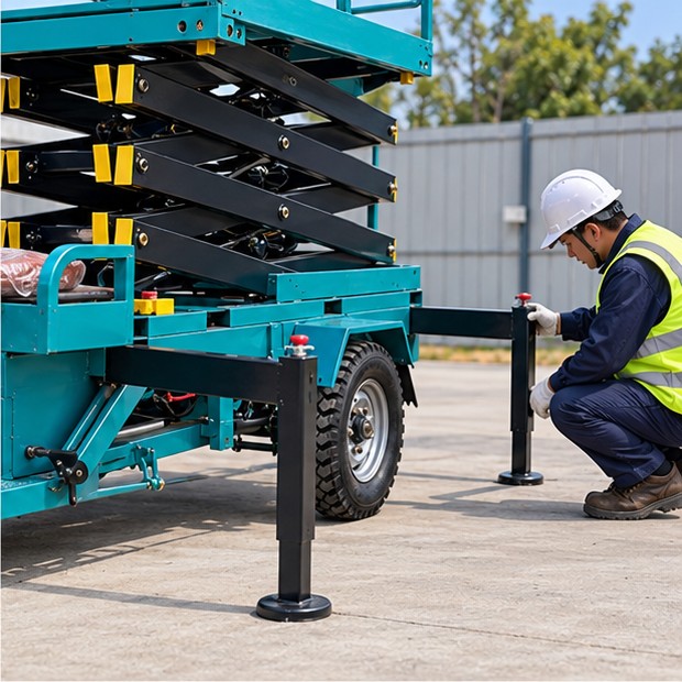 Can a Vehicle-Mounted Scissor Lift Drive on Public Roads? Buyer Checks Before Delivery - ZG-DDC4-12M vehicle-mounted three-wheel scissor lift 2