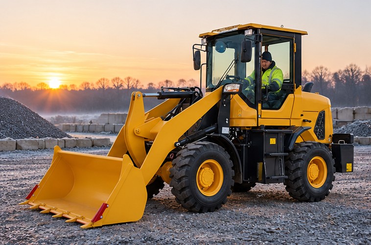 ZGLOADER diesel wheel loader at work 1