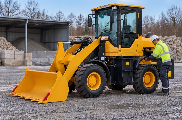 ZGLOADER diesel wheel loader at work 3