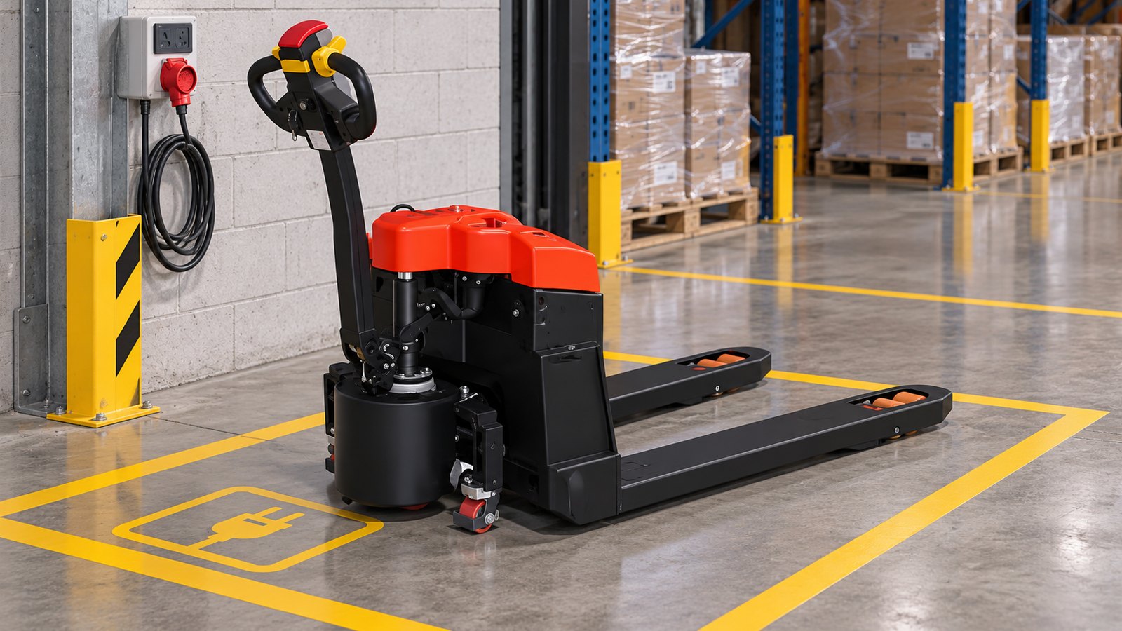 Illustrative electric pallet truck application scene 3