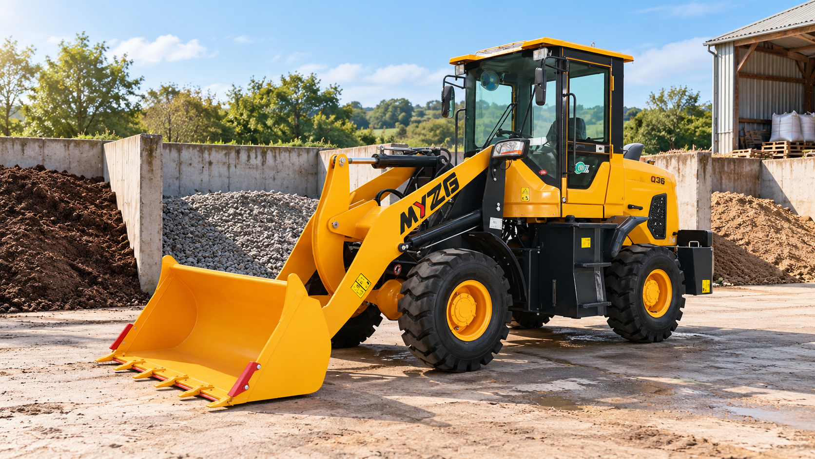 Is a Diesel Wheel Loader Worth Buying for Part-Time Work? Q36 Utilization Guide