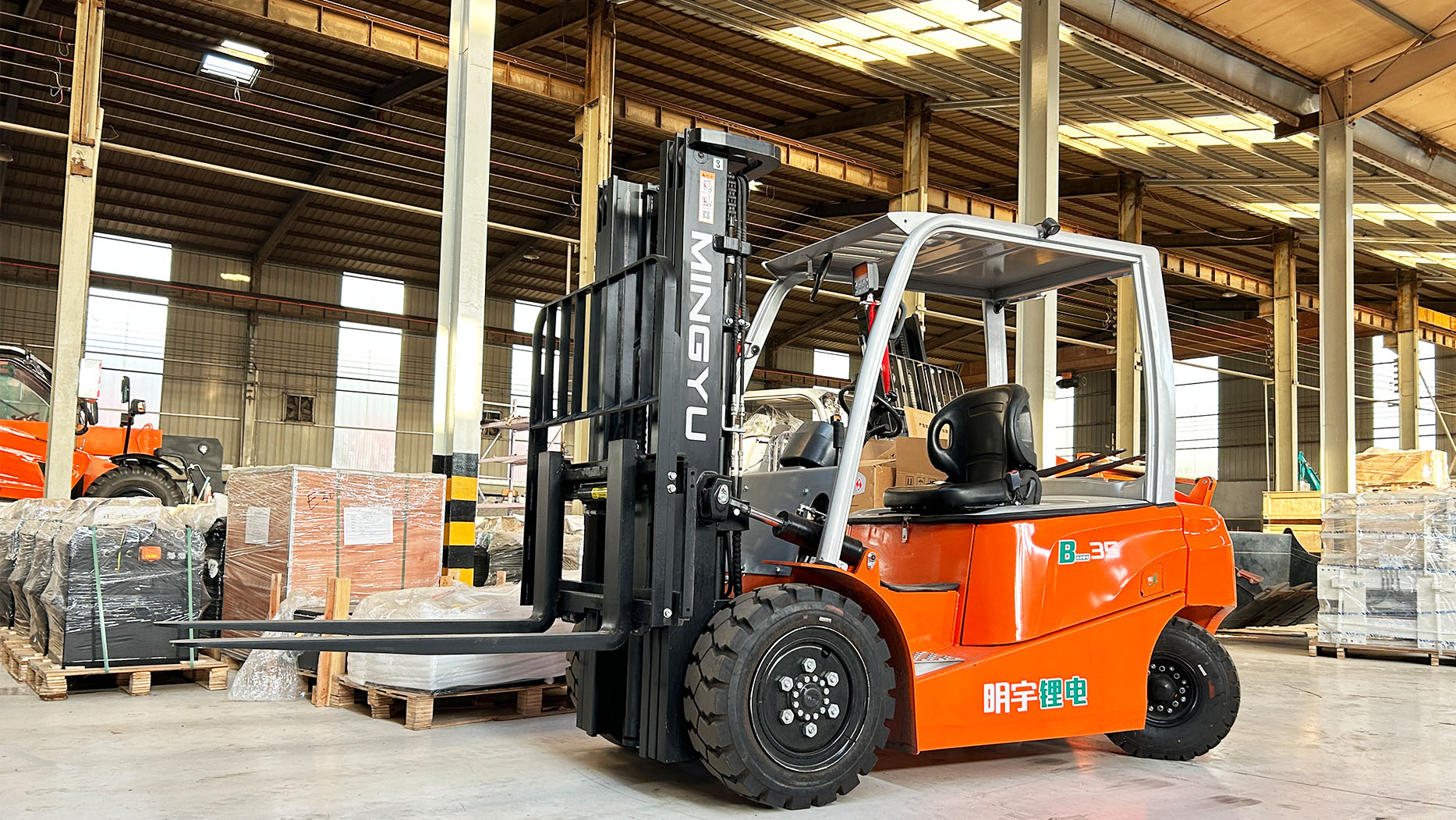 How high can a forklift lift a load?