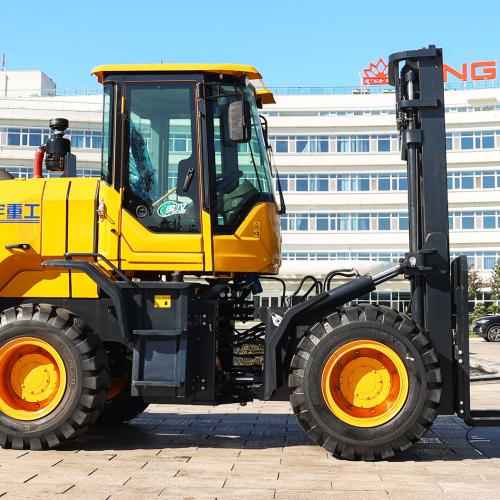 What is a rough terrain lift truck?