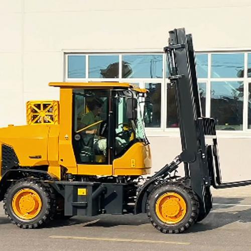 How much does a new diesel rough terrain forklift cost?