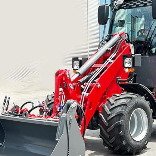 What are the key technical specifications for a typical mid-sized Euro wheel loader?