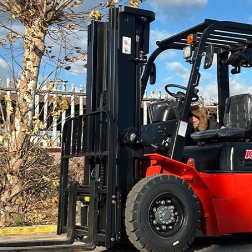 Are LPG forklifts safe to use indoors and in confined spaces?