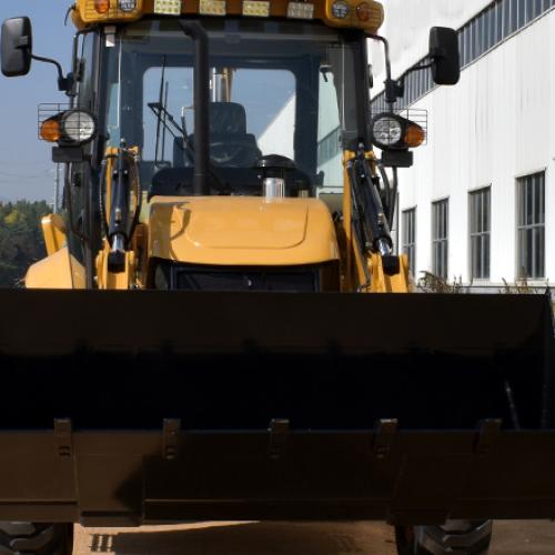 How deep can a backhoe dig? 