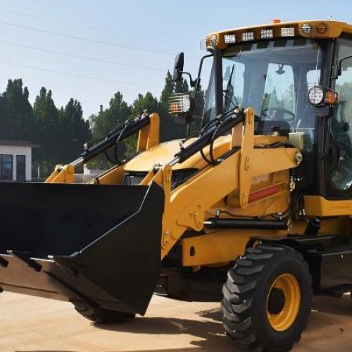 What are the top safety tips for operating a backhoe?
