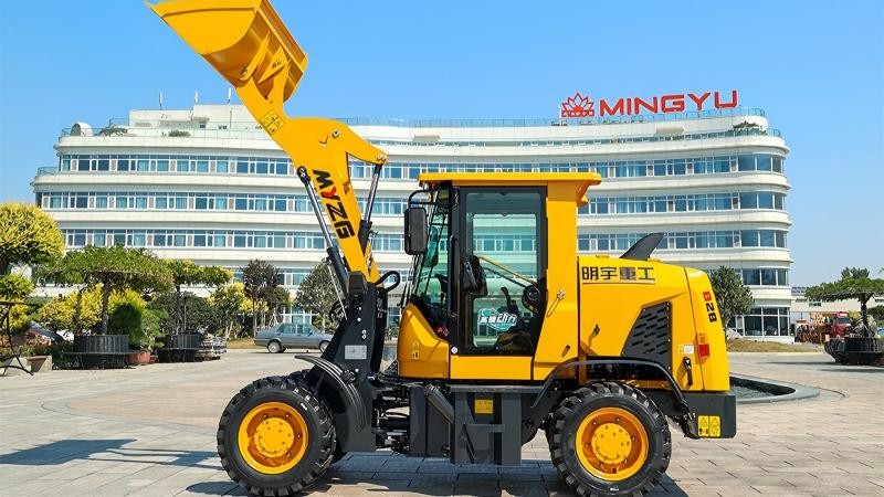 Quanchai-Powered Jinlite Transmission Wheel Loader: Compact Design with 900kg Rated Load Capacity Quanchai-Powered Jinlite Transmission Wheel Loader: Compact Design with 900kg Rated Load Capacity