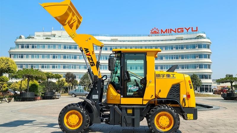 Quanchai-Powered Jinlite Transmission Wheel Loader: Compact Design with 900kg Rated Load Capacity Quanchai-Powered Jinlite Transmission Wheel Loader: Compact Design with 900kg Rated Load Capacity