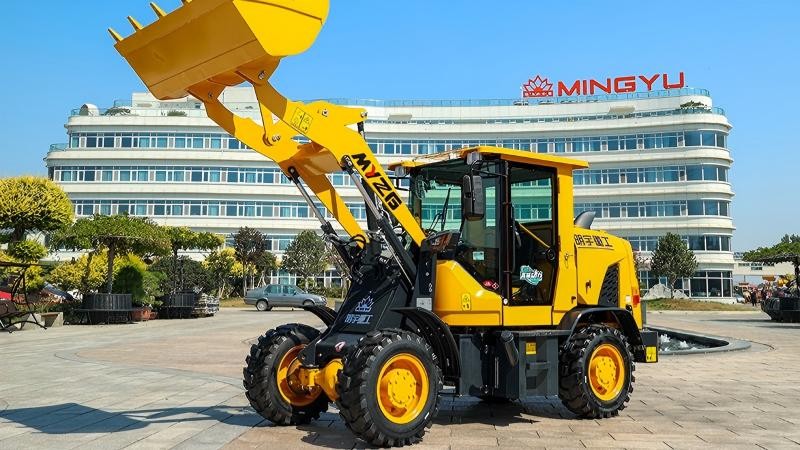 Quanchai-Powered Jinlite Transmission Wheel Loader: Compact Design with 900kg Rated Load Capacity Quanchai-Powered Jinlite Transmission Wheel Loader: Compact Design with 900kg Rated Load Capacity