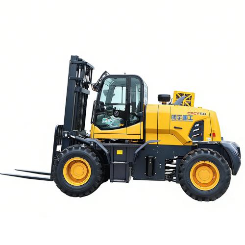 MYZG CPCY50 5T Rough Terrain Forklift with Rear Steering