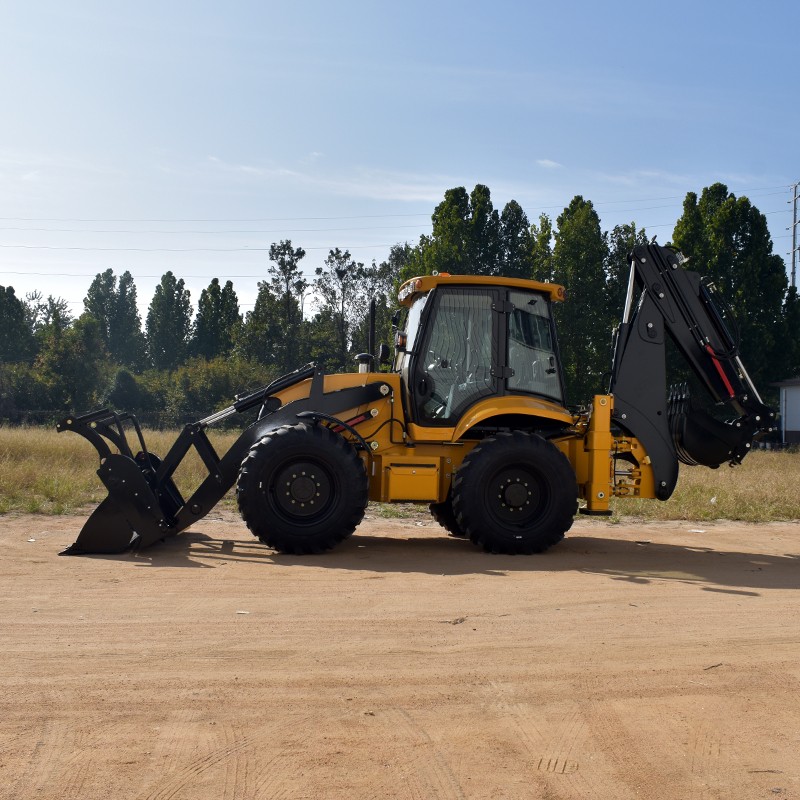 3.8 Ton Backhoe Loader 75KW Yuchai Engine 1.2m³ Bucket 3.8 Ton Backhoe Loader 75KW Yuchai Engine 1.2m³ Bucket