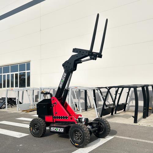 Novedades: Carretilla elevadora a control remoto con palés y estanterías