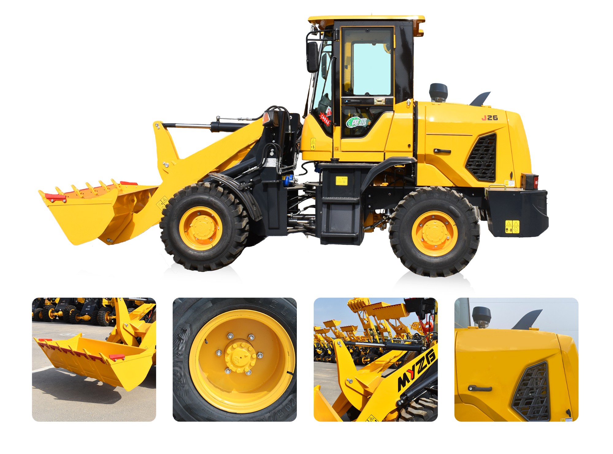 J26 Mini cargadora de 1200 kg J26 Mini cargadora de 1200 kg