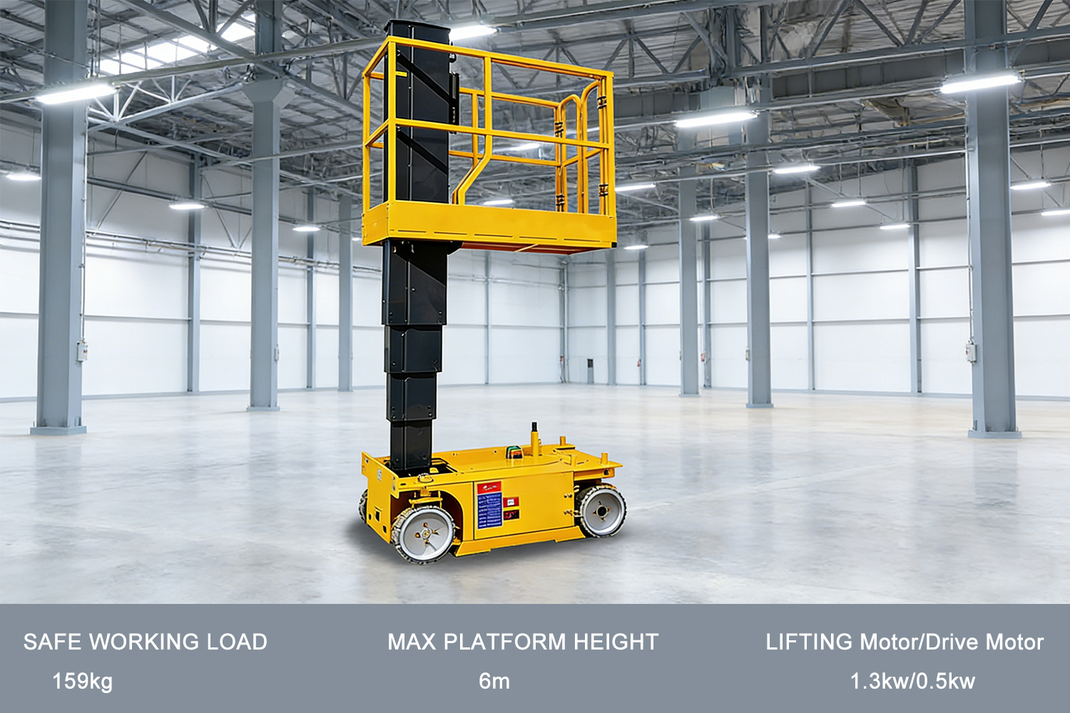 ZGLOADER / MYZG Elevador vertical de mástil autopropulsado ZG-TT06 ZGLOADER / MYZG Elevador vertical de mástil autopropulsado ZG-TT06