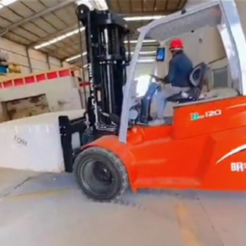 Are electric off-road forklifts available, and what are their advantages?