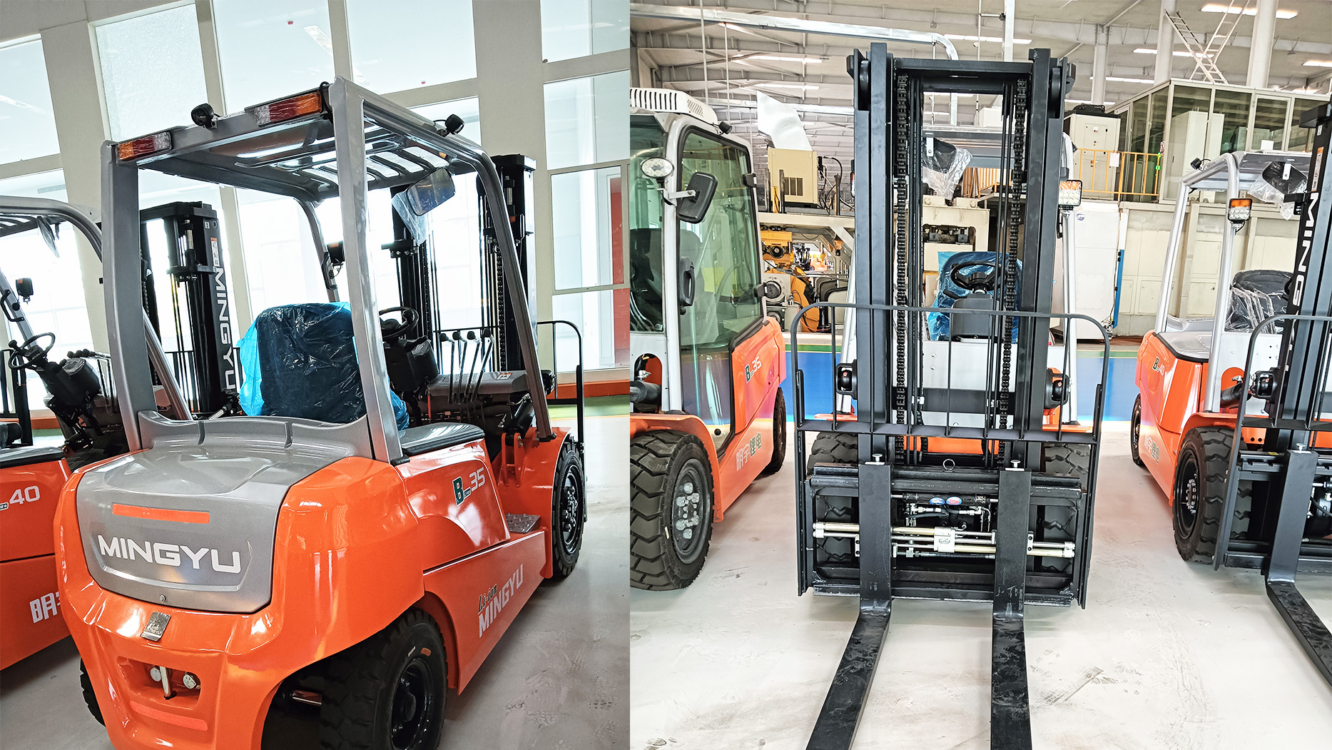 What is the fuel efficiency of forklifts?
