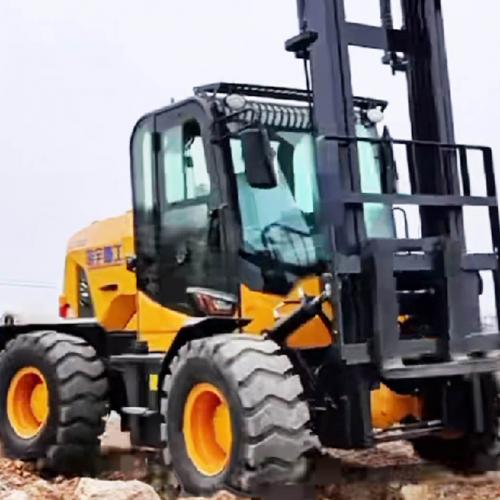 Where can I rent an off-road forklift?