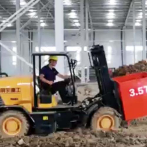 Are rough terrain forklifts street legal?
