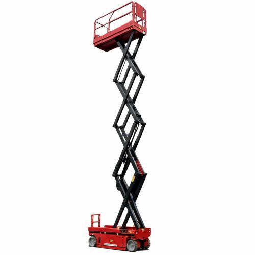 Plataforma elevatória tesoura móvel elétrica ZGFORKLIFT / MYZG de 12 m